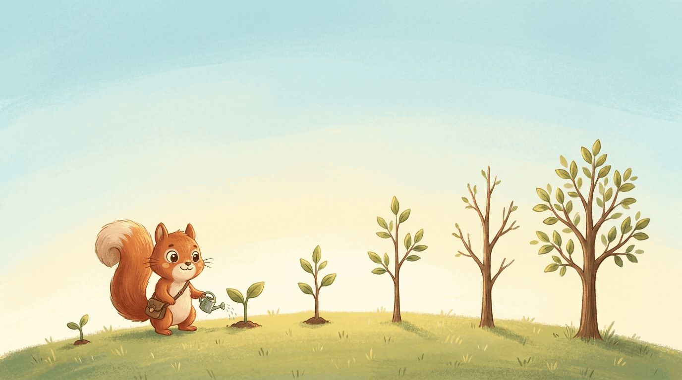 The Grove: six trees from seedling to flourishing